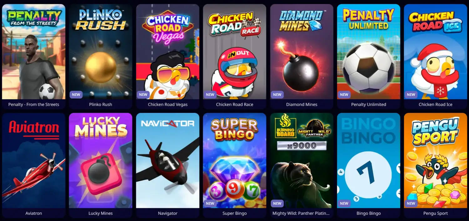 LastingWinz Casino Jeux instantanés
