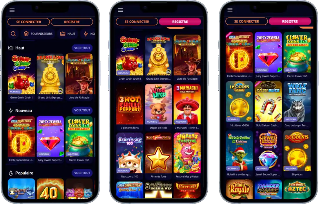LastingWinz Casino sur mobile